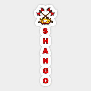 Shango Vertical Sticker